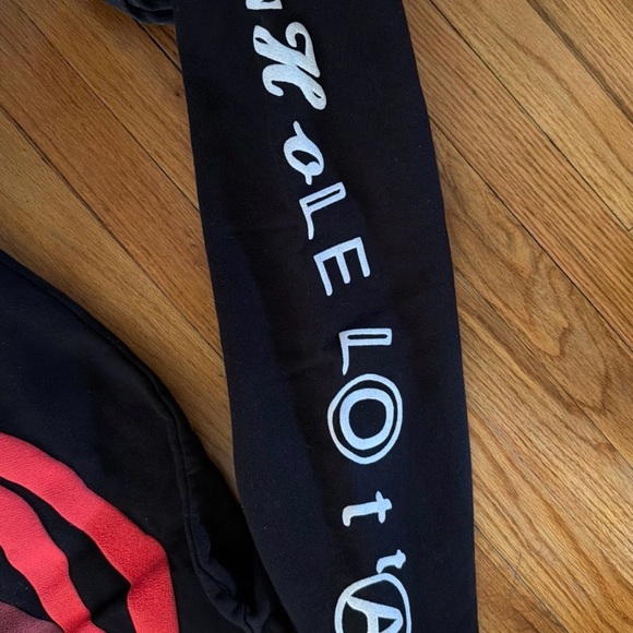 Playboi Carti Cactus Plant Flea Market CPFM Whole Lotta Red WLR Black Hoodie - Picture 3 of 5